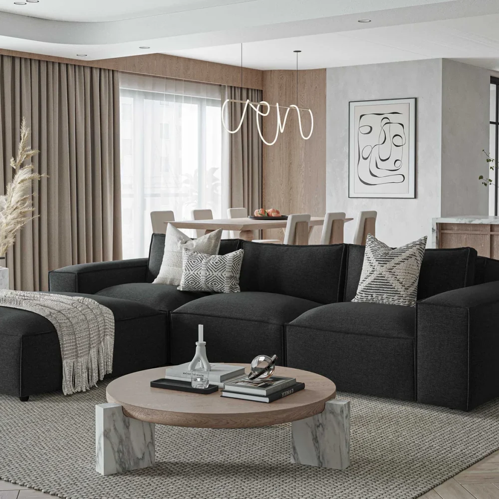 Marylebone Luxe Chenille Sofa