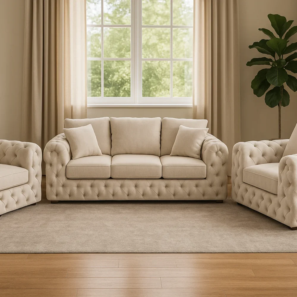 Aston Full Chesterfield Sofa | Luxury Handmade Tufted Sofa Uk