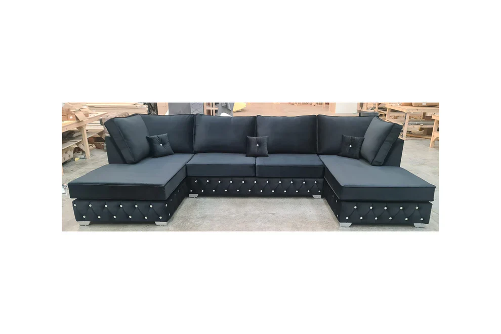 Ashton U-shape Highback Sofa | Spacious Family Sofa With Premium Comfort